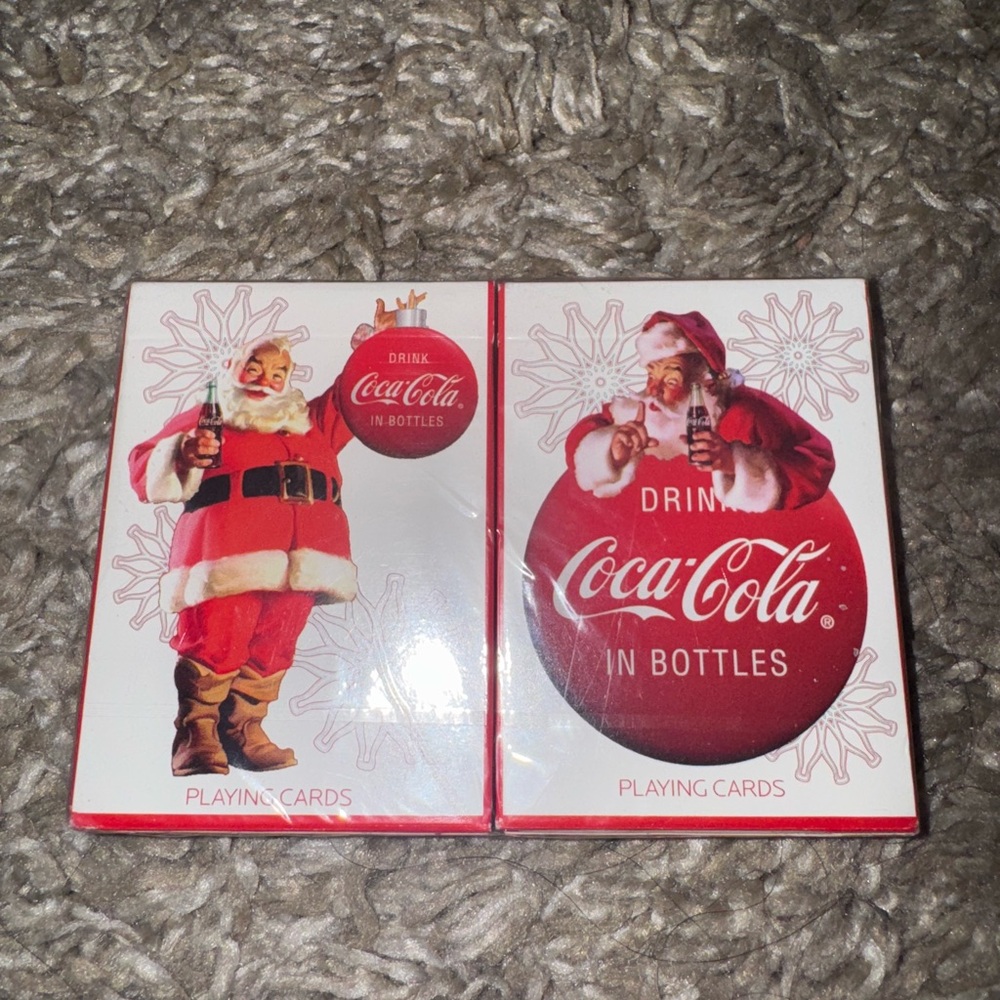 New in package 2 pack of Coca Cola playing cards